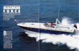 Magnum 40 & 53 Motorboating & Sailing Magazine Reprint Brochure