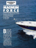 Magnum 40 & 53 Motorboating & Sailing Magazine Reprint Brochure