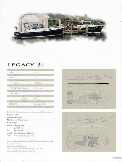 Freedom Legacy 34 Brochure