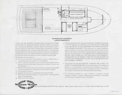 Magnum Maltese 38 Specification Brochure