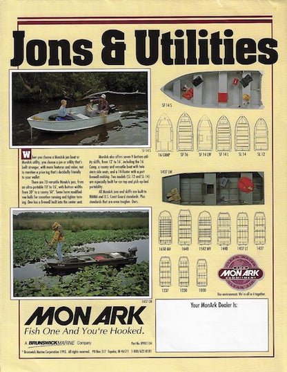 Monark 1994 Poster Brochure