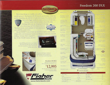 Fisher 2003 Pontoon & Deck Brochure