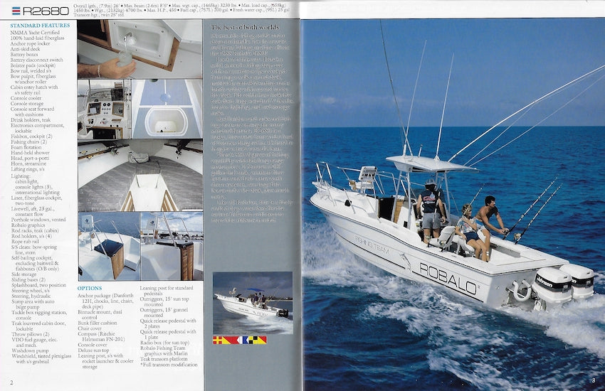 Robalo 1988 Brochure