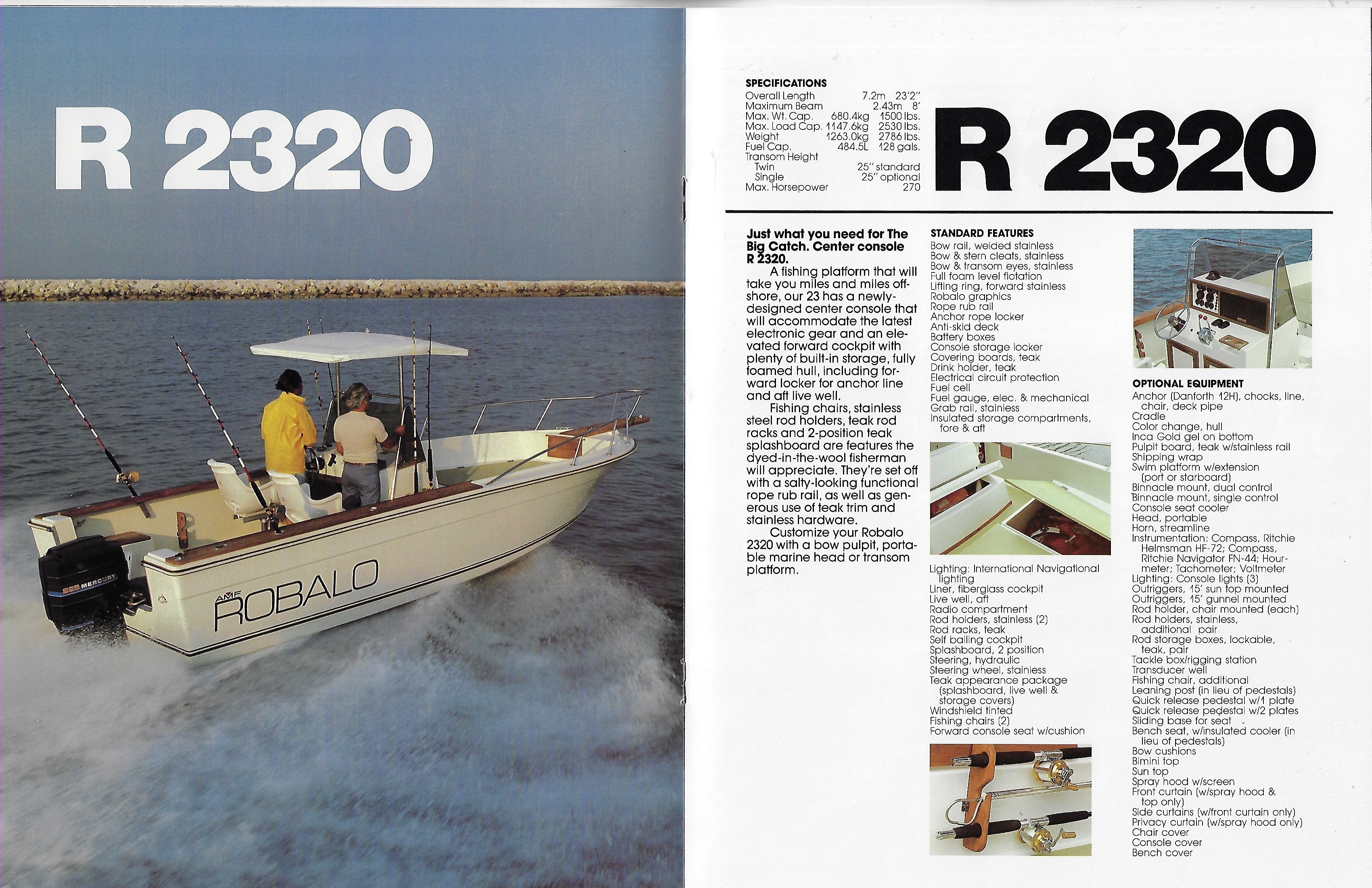 Robalo 1982 Brochure – SailInfo I boatbrochure.com