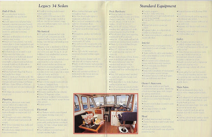 Freedom Legacy 34 Sedan Brochure Package