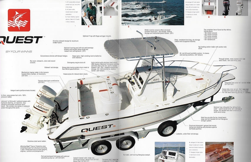 Four Winns Quest Folder Brochure
