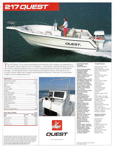 Four Winns Quest 217 Brochure