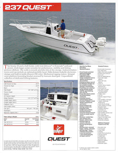 Four Winns Quest 237 Brochure