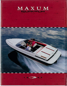 Maxum 1992 Brochure