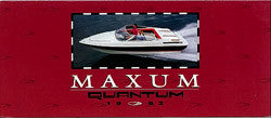 Maxum 1992 Brochure