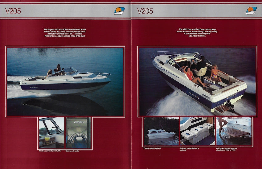 Rinker 1985 Brochure