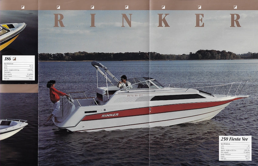 Rinker 1980s Poster Brochure