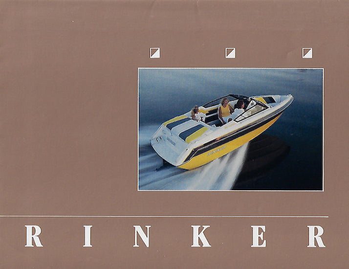 Rinker 1980s Poster Brochure
