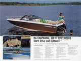 Chaparral 1982 Brochure