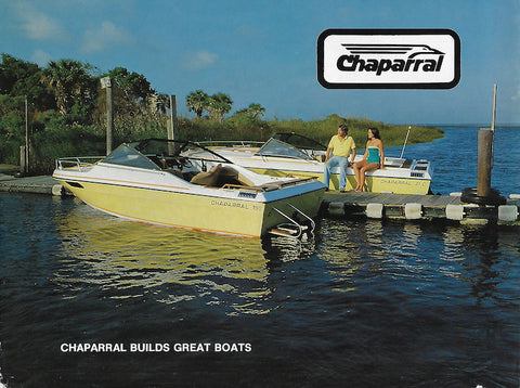 Chaparral 1982 Brochure