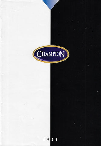 Champion 1995 Brochure