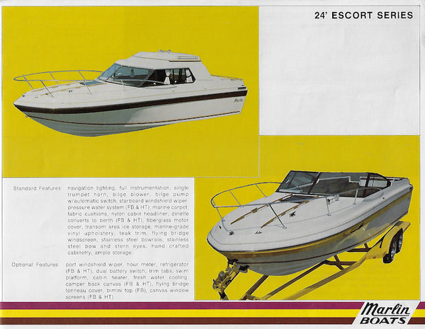 Marlin 1970s Brochure – SailInfo I boatbrochure.com