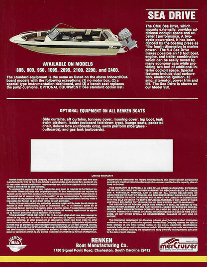Renken 1983 Brochure