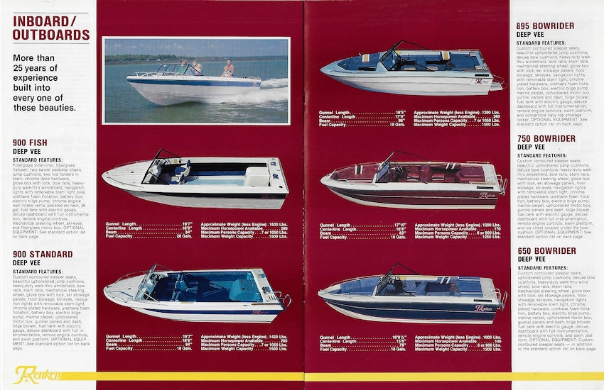 Renken 1983 Brochure – SailInfo I boatbrochure.com
