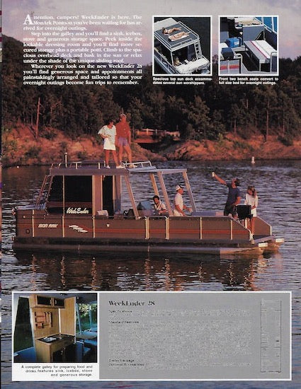 Monark 1989 Pontoon Brochure