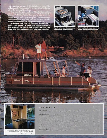 Monark 1989 Pontoon Brochure