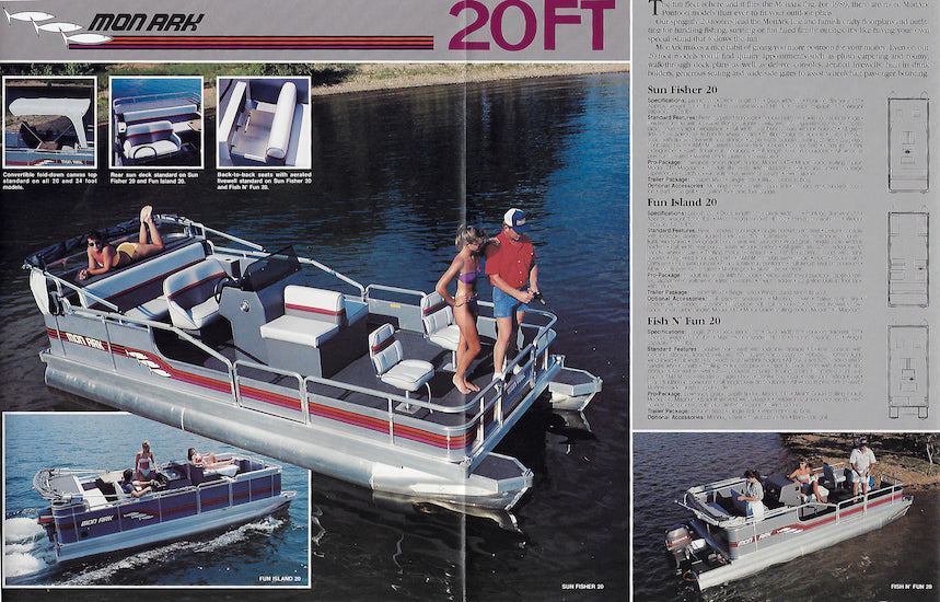Monark 1989 Pontoon Brochure