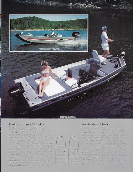 Monark 1989 Aluminum Fishing Brochure