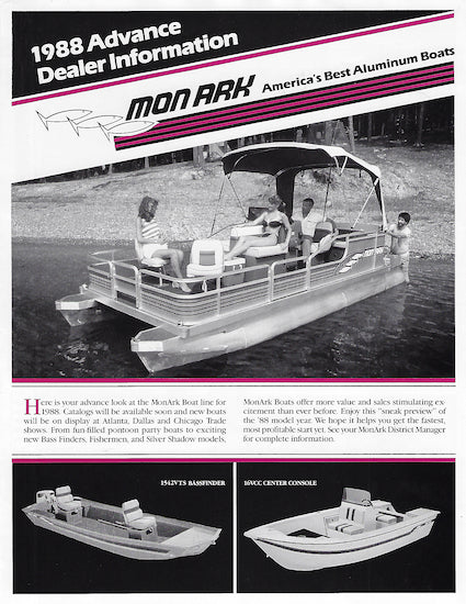 Monark 1988 Dealer Brochure