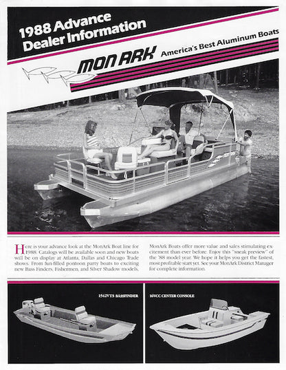 Monark 1988 Dealer Brochure