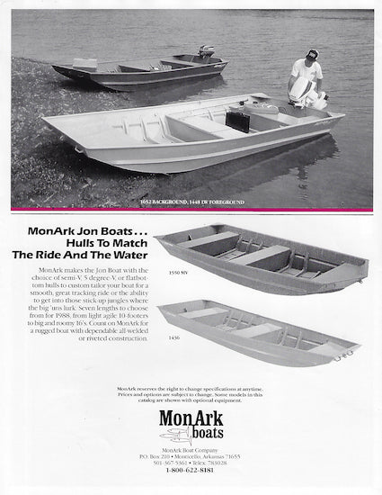 Monark 1988 Dealer Brochure
