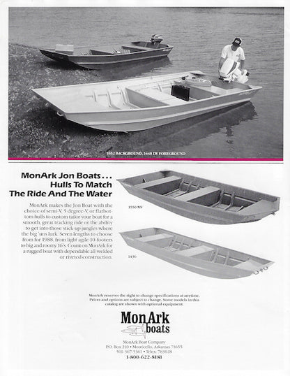 Monark 1988 Dealer Brochure