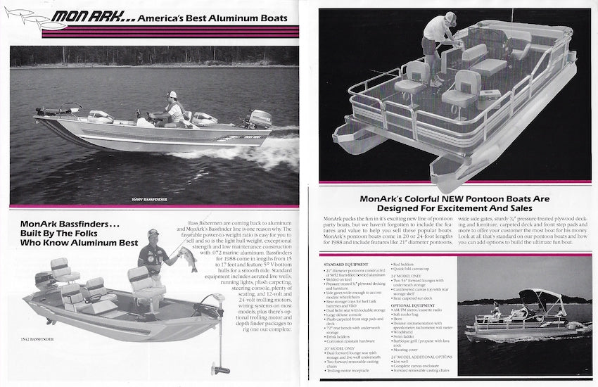 Monark 1988 Dealer Brochure