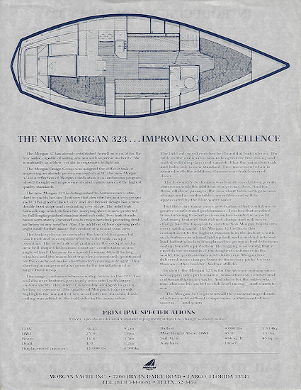 Morgan 323 Specification Brochure