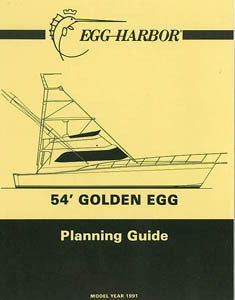 Egg Harbor Golden Egg 54 Specification Brochure