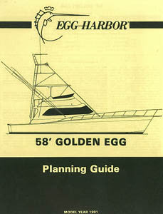 Egg Harbor Golden Egg 58 Specification Brochure