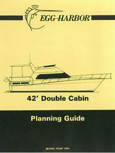 Egg Harbor 42 Double Cabin Specification Brochure
