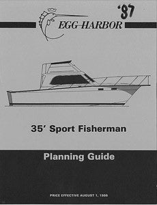 Egg Harbor 35 Sport Fisherman Specification Brochure