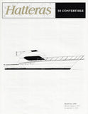 Hatteras 50 Convertible Specification Brochure