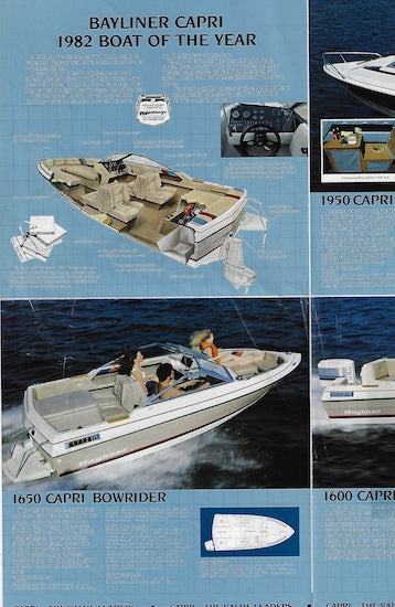Bayliner 1983 Poster Brochure
