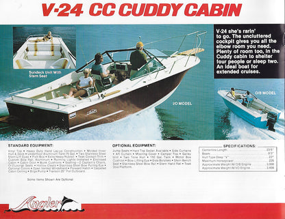 Angler 1984 Brochure