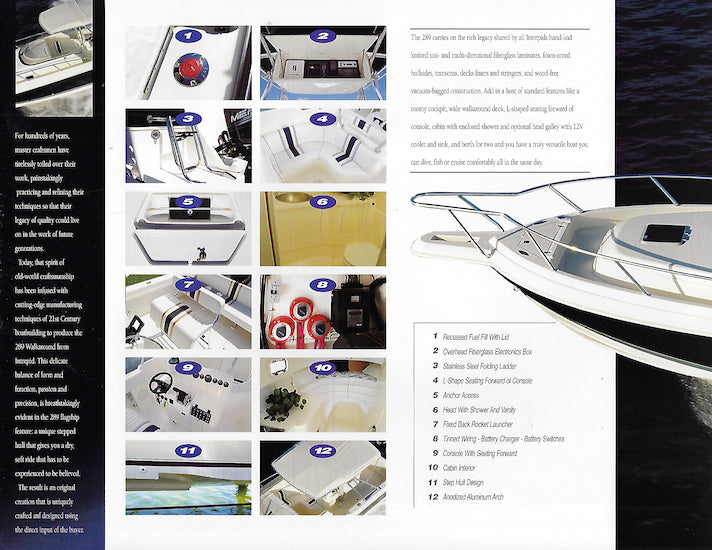 Intrepid 289 Walkaround Brochure