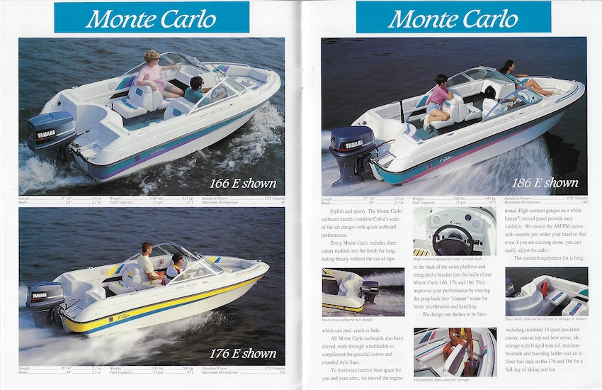 Cobia 1992 Brochure