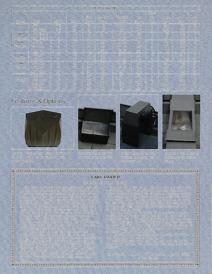 Lake Raider 1985 Brochure