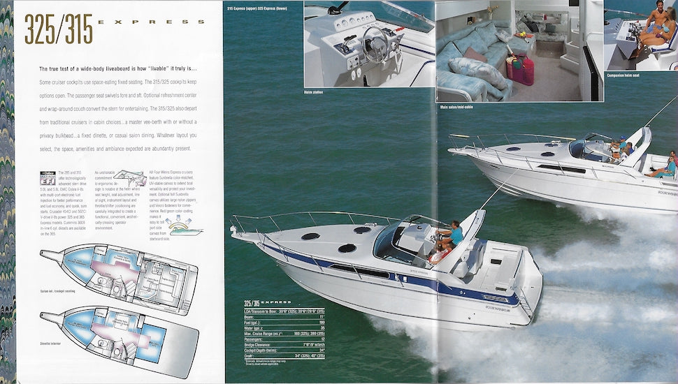 Four Winns 1993 Cruisers Brochure
