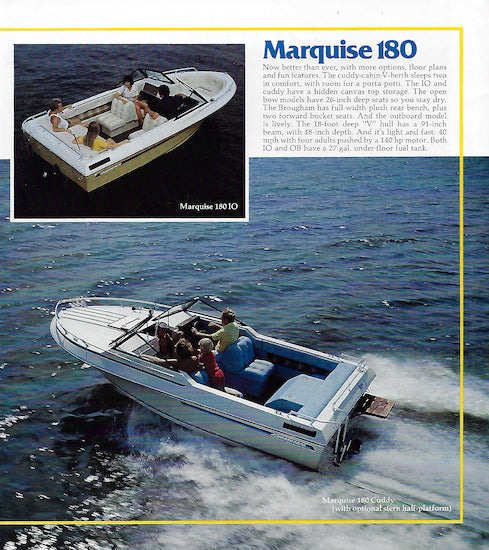 Four Winns 1981 Brochure – SailInfo I boatbrochure.com