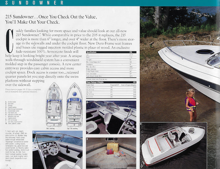 Four Winns 1993 Brochure