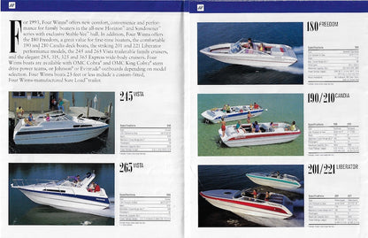 Four Winns 1993 Full Line Brochure