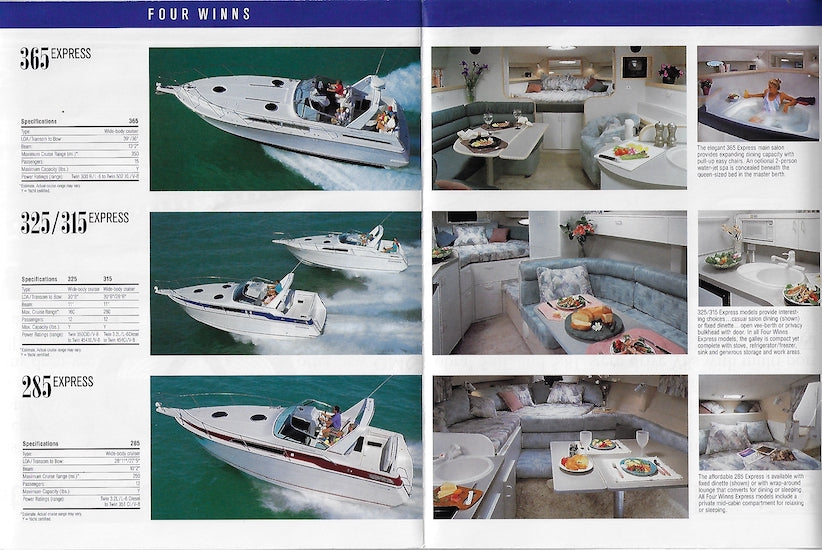 Four Winns 1993 Full Line Brochure