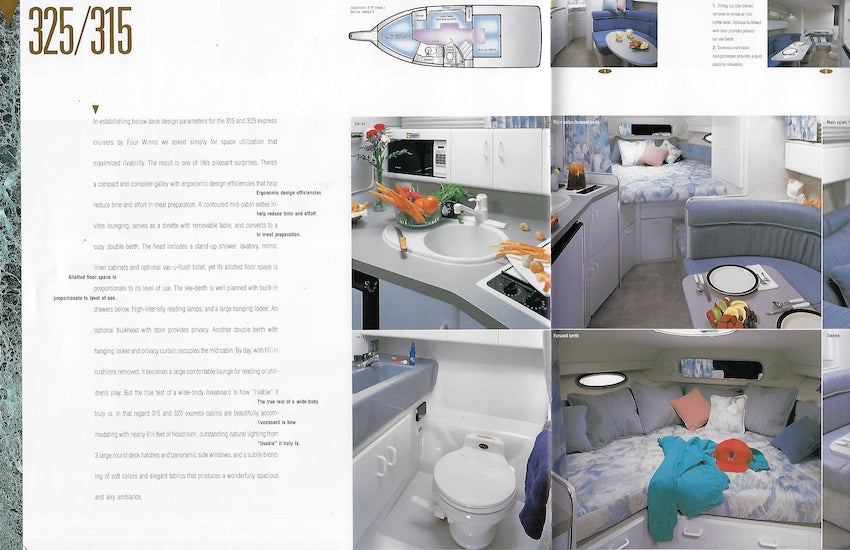 Four Winns 1991 Cruisers Brochure