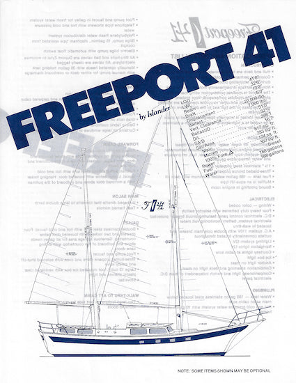 Islander Freeport 41 Specification Brochure